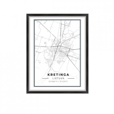 Pilsētas karte Kretinga | atteli | NMF Home