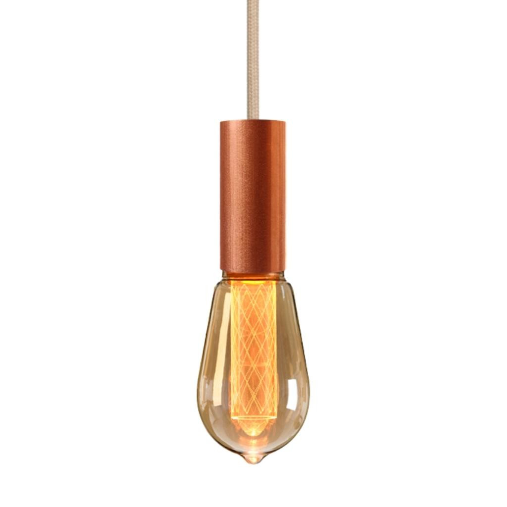 Pendant luminaire Tube Aqua | Light Beige