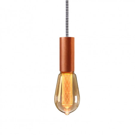 Pendant luminaire Tube Aqua | Zebra Skin