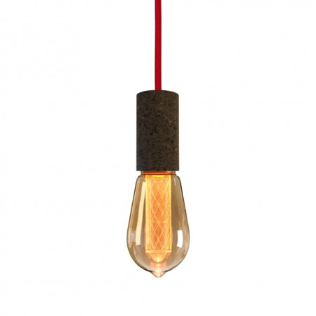 Pendant luminaire Cork Soil | Rococco Red