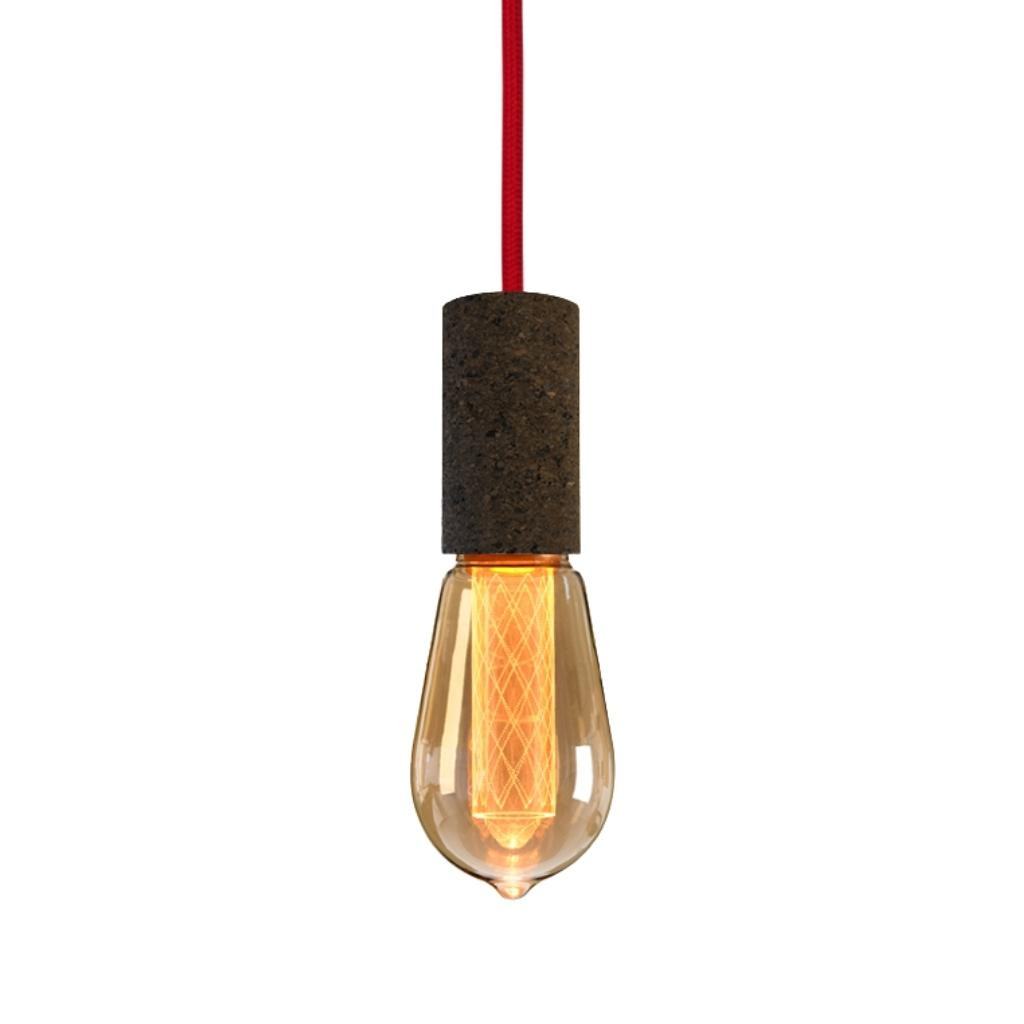 Pendant luminaire Cork Soil | Rococco Red