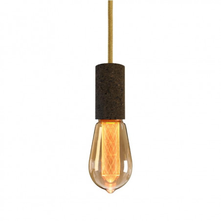 Piekaramais gaismeklis Cork Soil | Thin Gold Crown