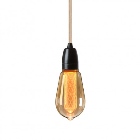 Pendant luminaire Classic Black | Light Beige