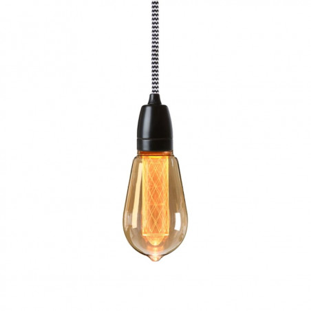 Pendant luminaire Classic Black | Zebra Skin