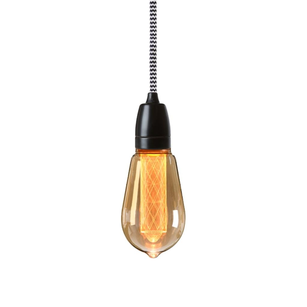 Pendant luminaire Classic Black | Zebra Skin