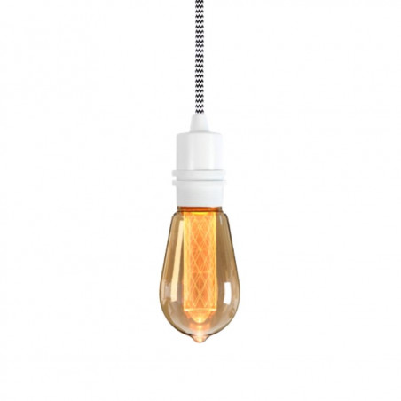 Pendant luminaire Bolt White | Zebra Skin