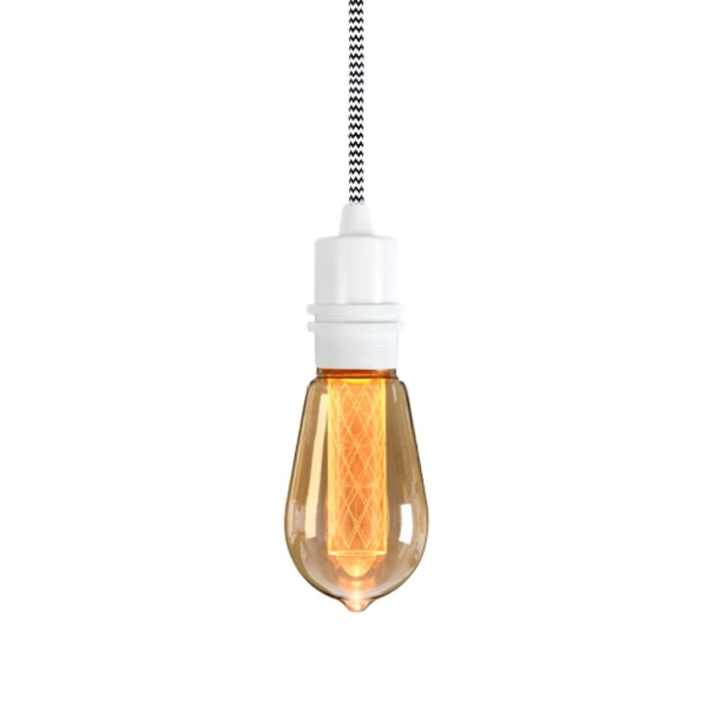Pendant luminaire Bolt White | Zebra Skin