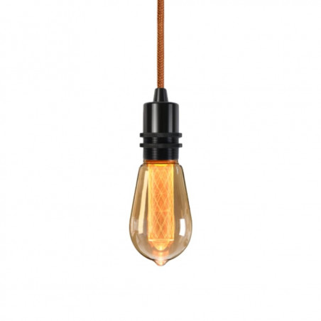 Pendant luminaire Bolt Black | Copper