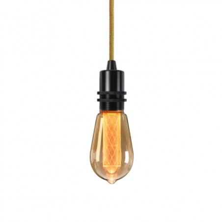 Pendant luminaire Bolt Black | Thin Gold Crown