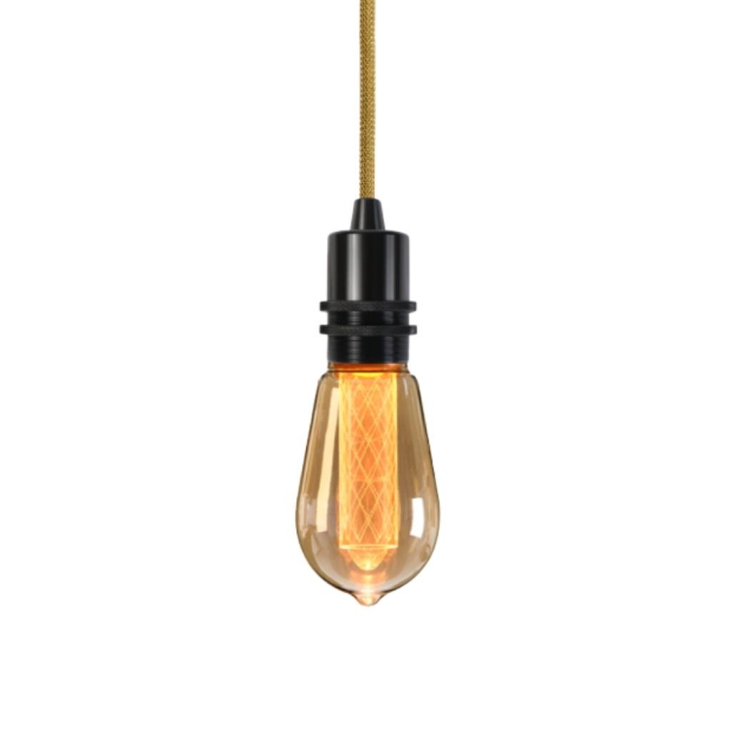 Pendant luminaire Bolt Black | Thin Gold Crown