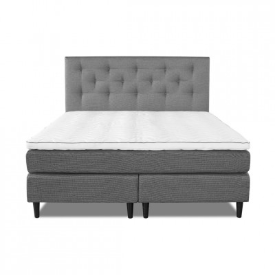 Bed with mattress Nice De Luxe | Grey