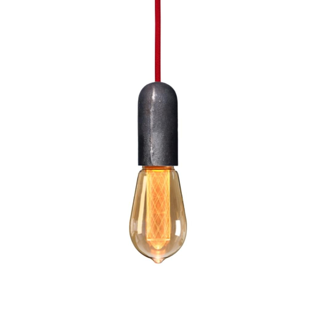 Pendant luminaire Base Iron | Rococco Red