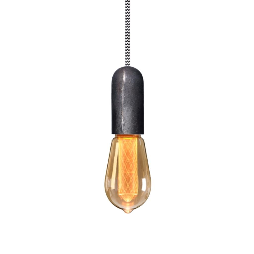 Pendant luminaire Base Iron | Zebra Skin