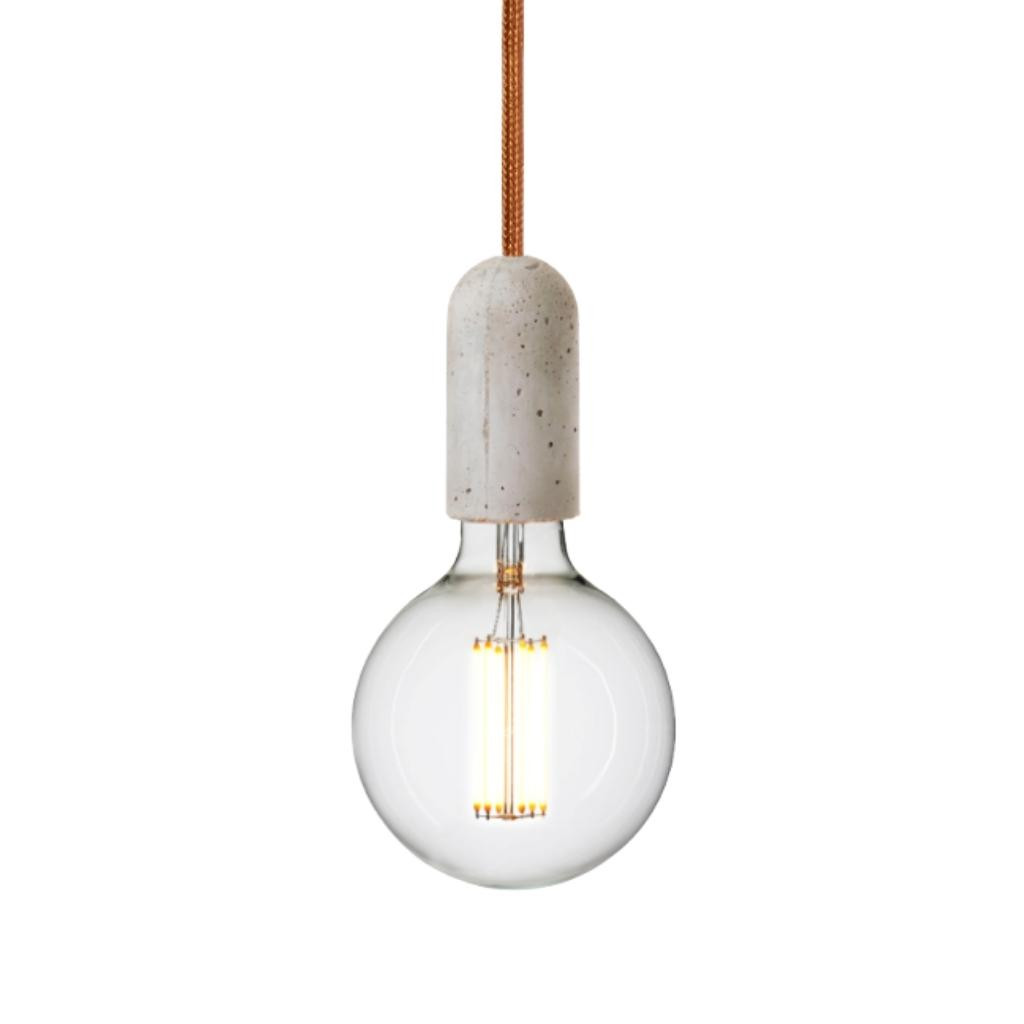 Pendant luminaire Base Concrete | Copper