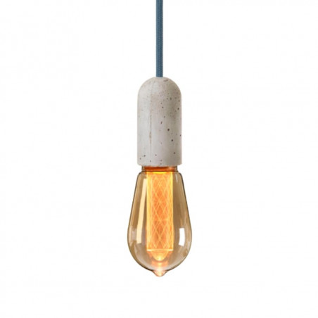 Pendant luminaire Base Concrete | Indian Teal