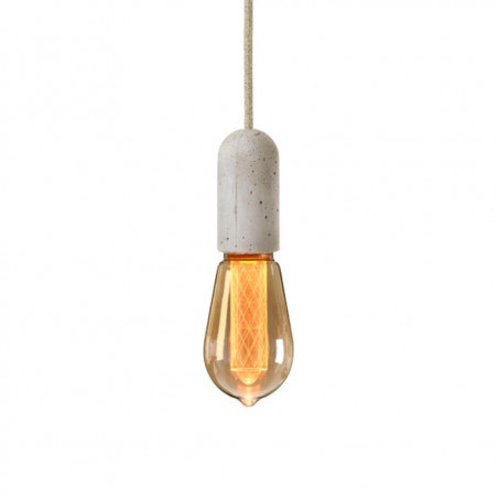Pendant luminaire Base Concrete | Natural Linen