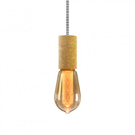 Pendant luminaire Cork Beige | Zebra Skin