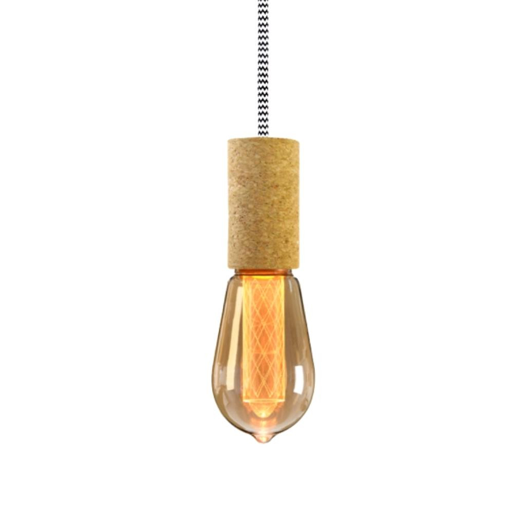 Pendant luminaire Cork Beige | Zebra Skin
